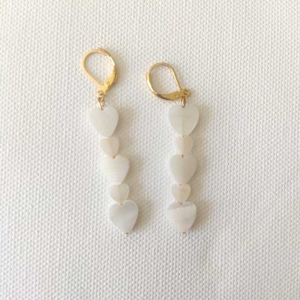 Boucles d'oreilles coeurs
