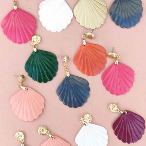 Boucles d'oreilles coquillages