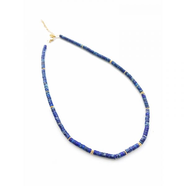 Collier heishi disponible en plusieurs couleurs