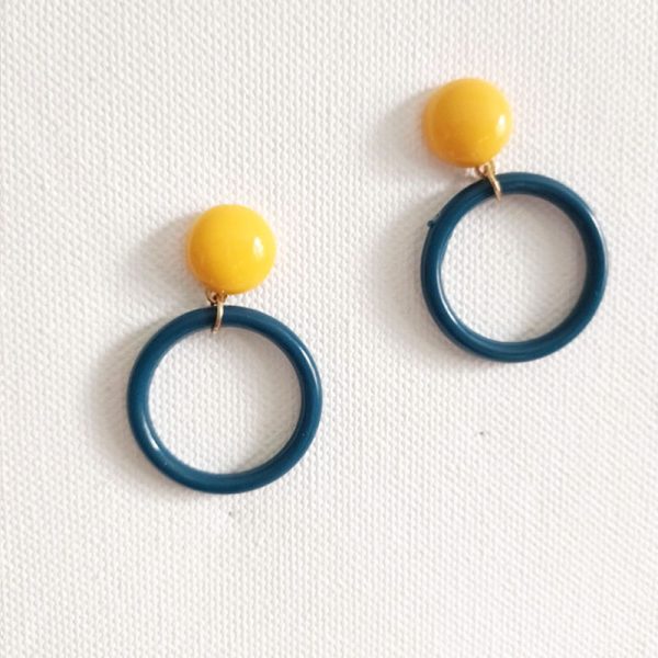 Boucle d'oreilles ronde