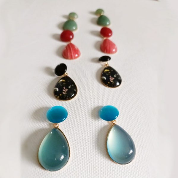 Boucles d'oreilles gouttes – Image 4