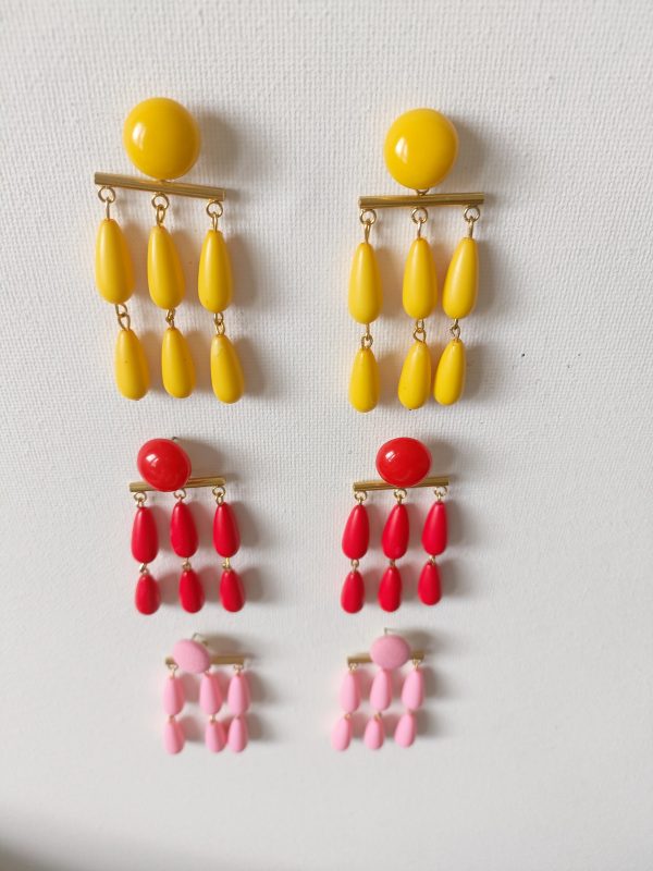 Boucles d'oreilles tombantes gouttes – Image 5