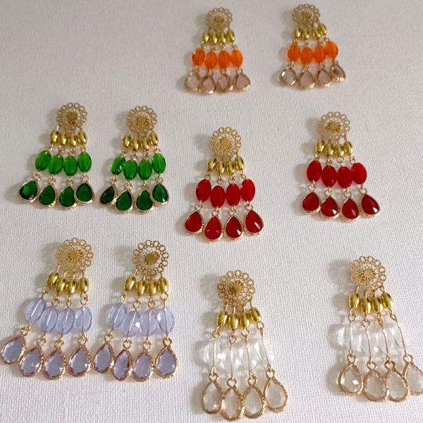 Boucles d'oreilles tombantes