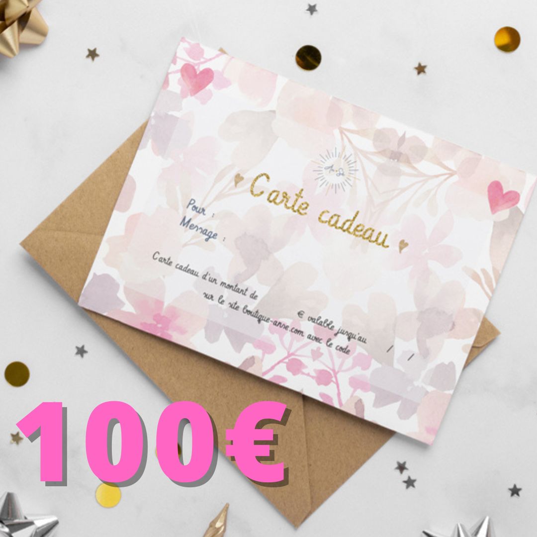 Cadeau carte 100€