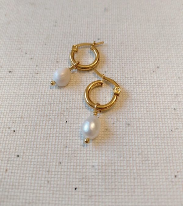 Mini anneaux perles d'eau douce