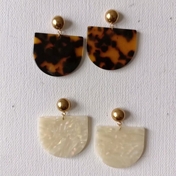 Boucles d'oreilles en coquillages