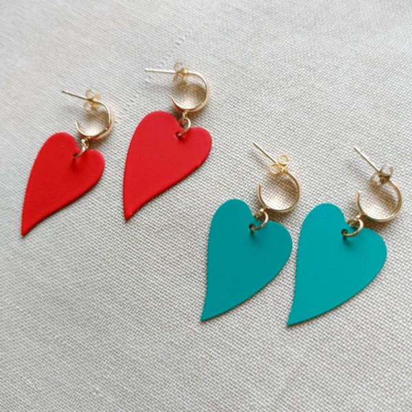 Anneaux ouverts avec coeurs