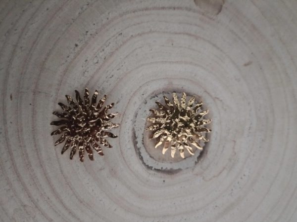 Boucles d'oreilles soleil doré – Image 6